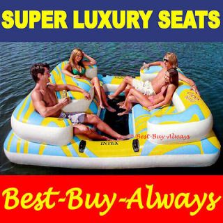 Newly listed Intex Oasis Island Inflatable Float Party Raft For The 