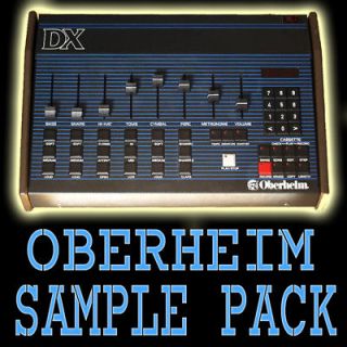 OBERHEIM DMX/DM MATRIX 1000   Drum Machine Sample Pack