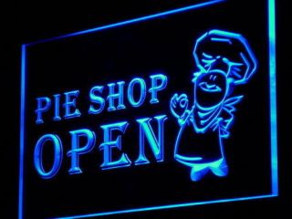 i880 b Pie Shop Open Display Fluorescent Light Sign