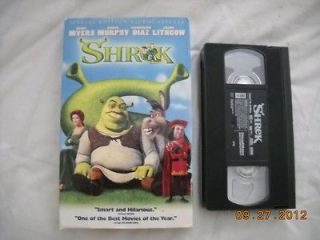 SHREK (VHS, 2001, DREAMWORKS, SPECIAL EDITION) VERY GOOD