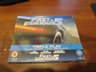 Fast Five (United Kingdom) Blu ray Steelbook