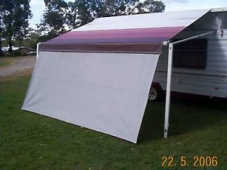 Shade curtain/Privacy screen for caravan rollout awning 1.8x 3.0m (6x 
