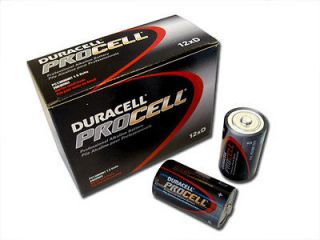 CASE 24 NEW DURACELL PROCELL SIZE D Alkaline Batteries EXP 2017