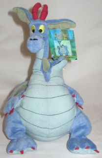 Quest for Camelot Devon & Cornwall Beanbag Plush Stuffed Dragon 1998 