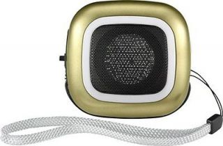 Dynex Portable Speaker iphone ipod ipad laptop notebook DX PS1 G Gold