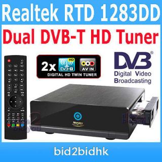NEW Dual Tuner HD DVB T TV Recorder H.264 Network Media Player WiFi 