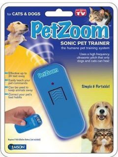 Emson Pet Zoom Pet Trainer Sonic Dog Whistle Ultrasonic Fast Shipping