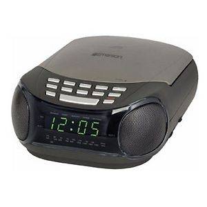 Emerson CKD9902 RB Dual Alarm Clock With CD Player and AM/FM Radio