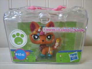    Littlest Pet Shop Shimmer n Shine Sparkle   VERY RARE Red Fox 2341