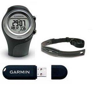 GARMIN FORERUNNER 405 GPS w/Heart Rate & ANT BLACK (010 00658 20) 1 YR 