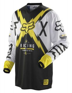Fox Racing HC Giant Jersey Yellow Youth Motocross/MX/ATV/BMX/Mtb Bike 