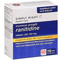 GENERIC Zantac 150mg Maximum Strength Ranitidine Acid Reducer 190ct 