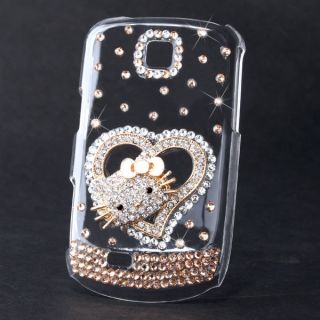   Hello Kitty Bling Diamond Hard Back Case For Samsung Galaxy Mini S5570