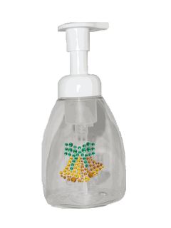 Soap Foam Dispensers 250 ml Clear Plastic Christmas Bling Crystal 