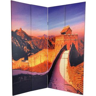 Double sided 6 foot Great Wall of China/ Statues Room Divider (China)