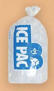 Ice Bags, 20 LB Printed ice bags, 800 per box.