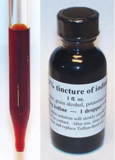 Tincture of iodine, 1 fluid ounce, 2.2% iodine