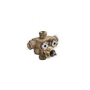 WATTS THERMOSTATIC MIXING VALVE COMPLETE W/ CHECK STOPS. 1/2 L 111