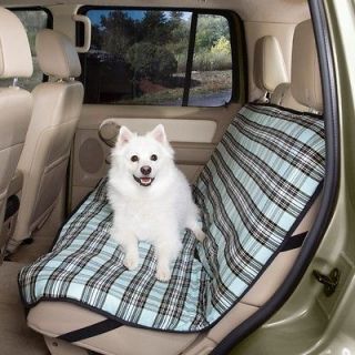 Guardian Gear Plaid Pet Dog Auto/Car Seat Cover BLUE