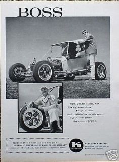 1965 65 Keystone Mag Wheel Rim ORIGINAL Vintage Ad CMY STORE 4MORE 5 