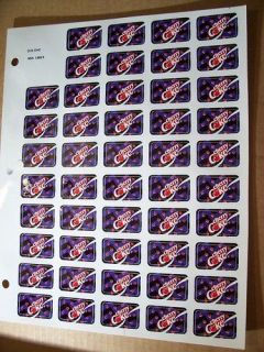 Cherry Coke Soda Machine/Fountain Labels 48 labels 1.25 x 0.75 MSA 