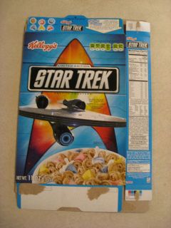 Kelloggs Star Trek   Empty Cereal Box 2009
