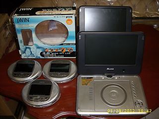  of 4 Portable DVD Players. 10 Mustek MP100 and 3.6 jWIN JD VD736