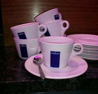 Lavazza capuccino cups and saucers
