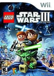 LEGO Star Wars III 3  The Clone Wars (Nintendo Wii) EA Lucas Arts