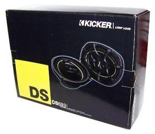 KICKER DS693 6x9 280W 3 Way Car Audio Speakers 11DS693 NEW PAIR 2011 