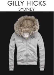   Abercrombie & Fitch Taylor Square St Ives Fur Sherpa Hooide Jacket