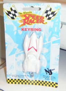 1992 MACH 5 KEYRING Speed Racer Car Keychain Mint in Package