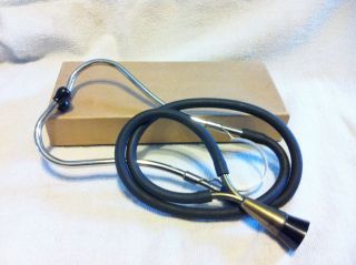 1940s VINTAGE WWII STETHOSCOPE    Bakelite and Brass    MUST SEE