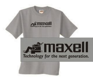 Maxell t shirt retro vintage 80s punk cool emo