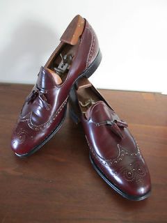 ALAN MCAFEE Shoes Bench made In England Wingtip Brogue Size 9.5 10 