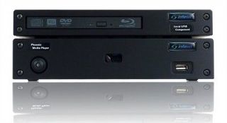 1U Thin Mini ITX Computer Case Kit with Matching Notebook/Blu ray Case 