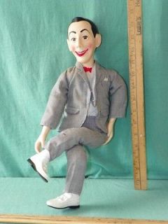 VINTAGE 1987 PEE WEE HERMAN PULL STRING talking DOLL with moving limbs 