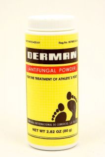 pack of Derman Antifungal Powder For Treatment of Athletes Foot 2 