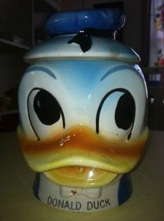 Vintage Walt Disney Donald Duck Biscuit Jar Cookie Jar (WD 5, Japan)