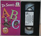 Dr. Seusss ABC Plus Two More Seuss Stories Childrens VHS Video Movie