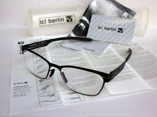 new ic berlin eyeglasses A0909 nameless 9 plastic frames black 