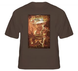 Raiders of the Lost Ark Indiana Jones movie classic fan t shirt