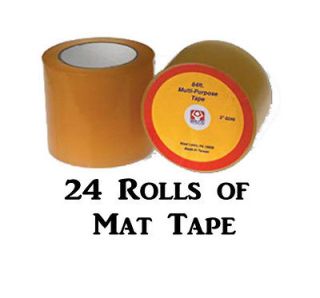 Wrestling Mat Tape   BULK 3 Tape   1 Case   24 Rolls of mat tape 0246