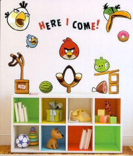 ANGRY BIRDS wall stickers over 150 decals roomscapes room decor 