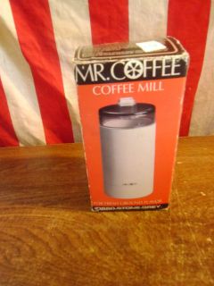 Mr. Coffee Coffee Grinder/Mill # IDS 50 White