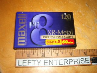 Maxell Hi8 XRMetal 8MM Camcorder Videotape 120 (60mins)Profes​sional 