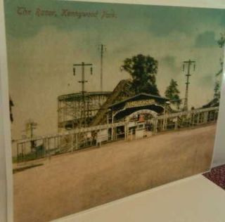 1900 Kennywood Amusement Park Pittsburgh Pa. Racer Roller Coaster 