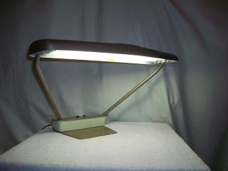Vintage Retro Mid Century Dazor 2002 Engineering/Drafting Table Light 