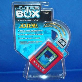 Mattel Juice Box Blue ( 512 MB ) Digital Media Player Red New In Box