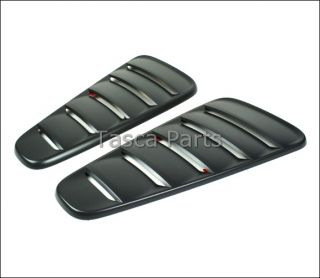   SIDE QUARTER WINDOW LOUVERS SET 2010 2013 FORD MUSTANG (Fits Mustang